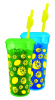 32 oz Lemon Quench Blue/Green Souvenir Drink Cups